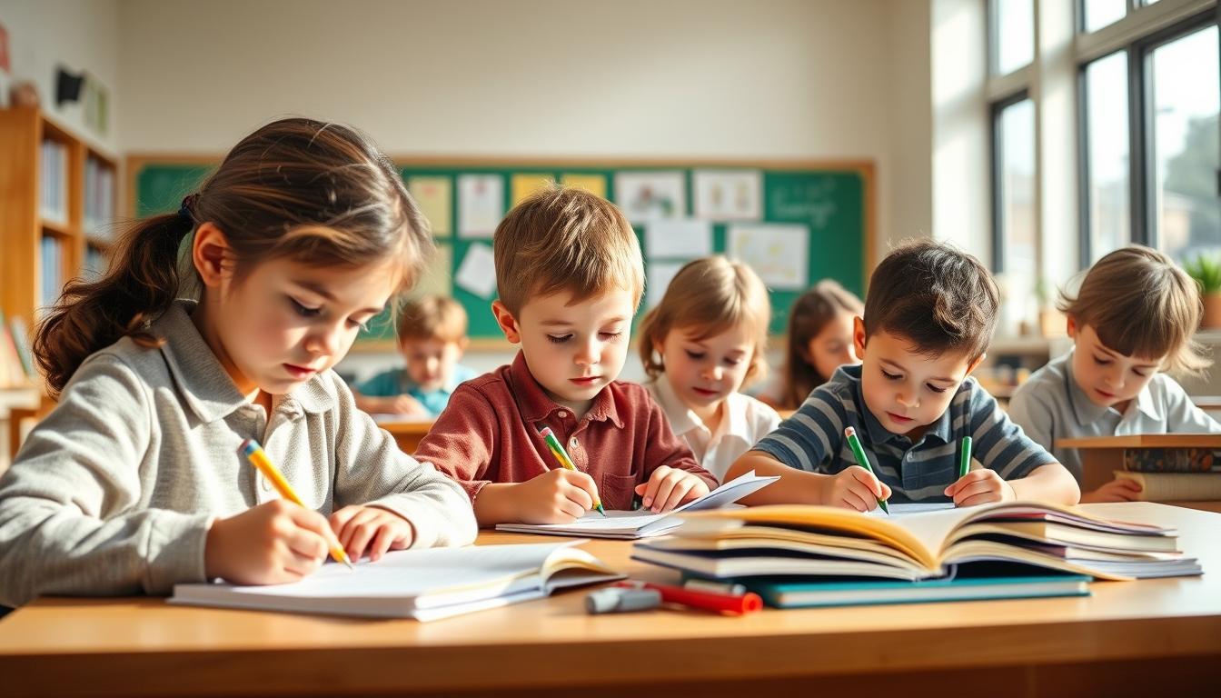 Students working in research laboratory